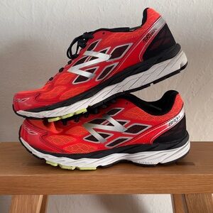 New Balance Red and Black Athletic Running Shoes